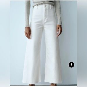 Zara Marine Jeans Size 2 White